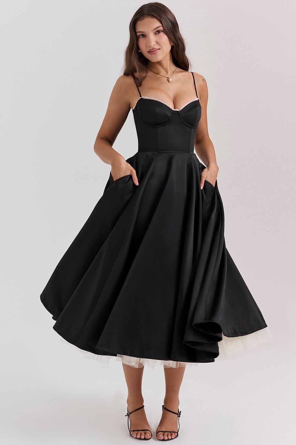 Winona | Tulle Midi Dress