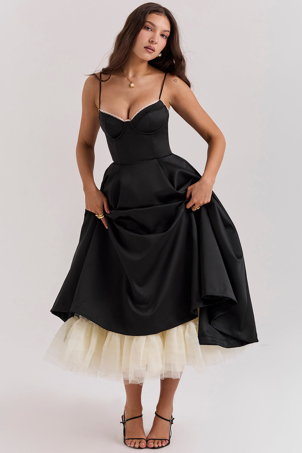 Winona | Tulle Midi Dress