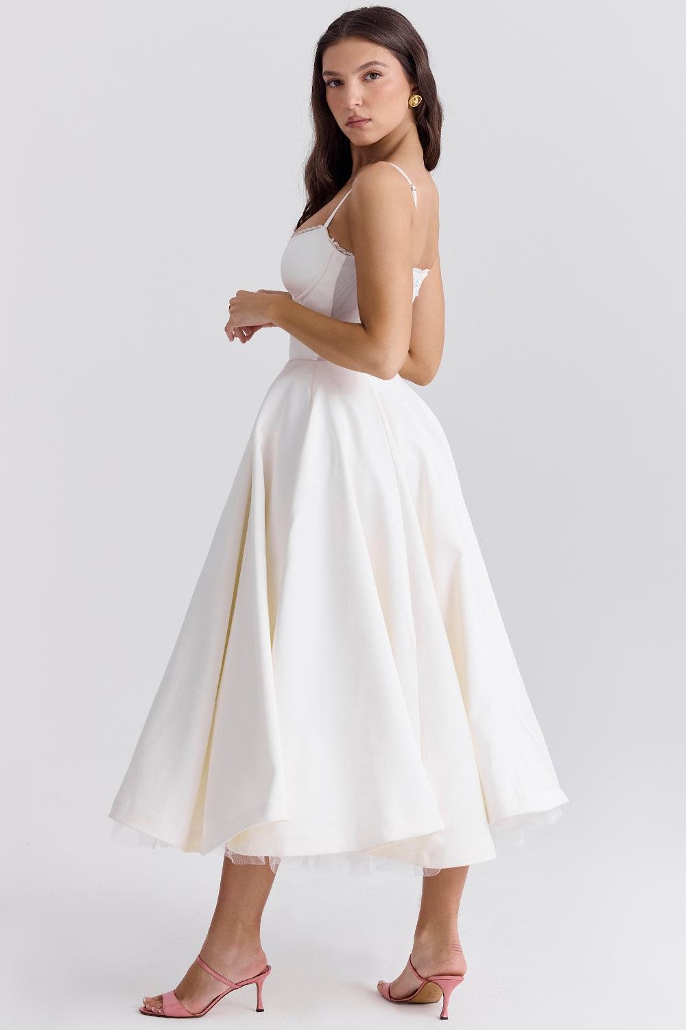 Winona | Tulle Midi Dress
