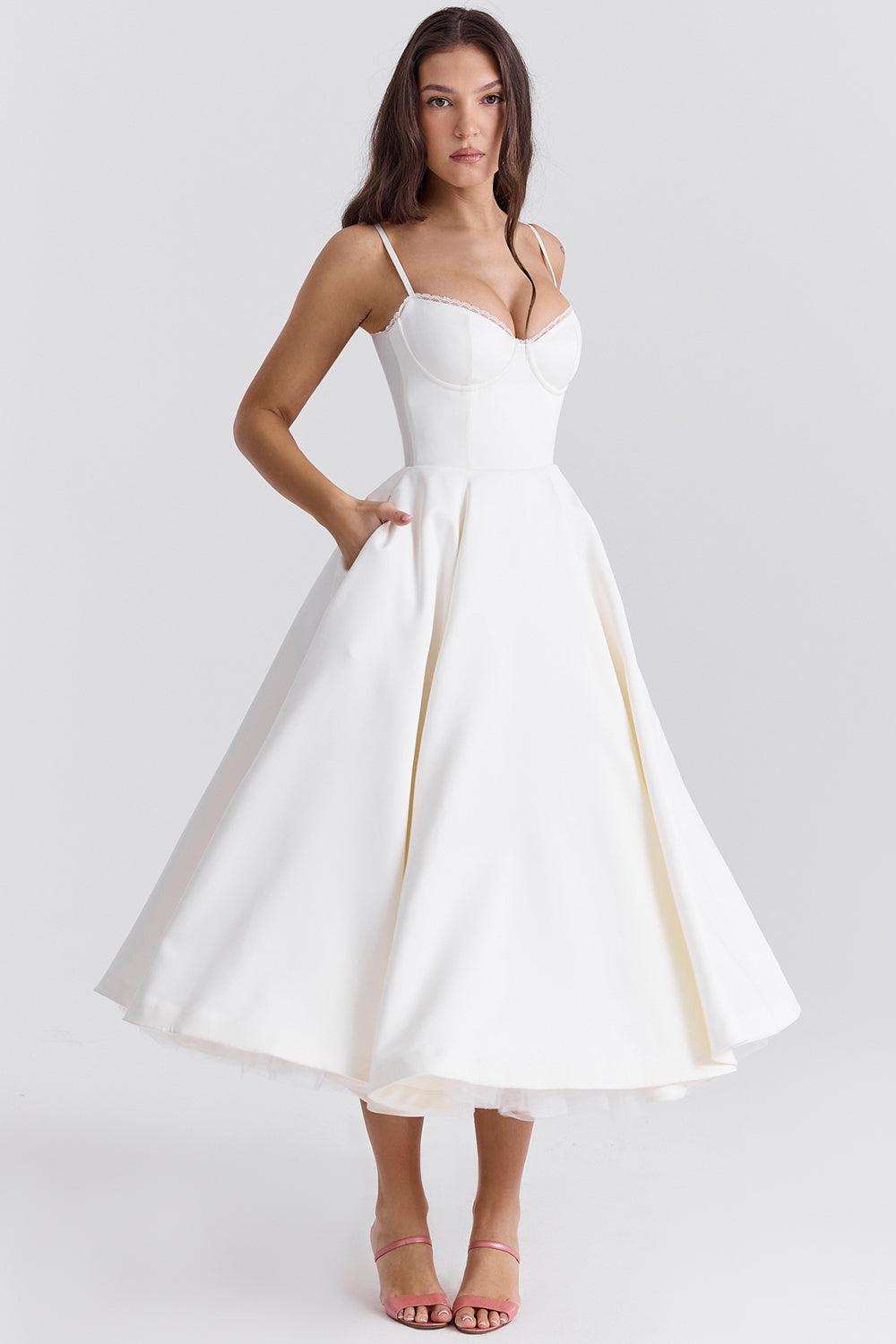 Winona | Tulle Midi Dress