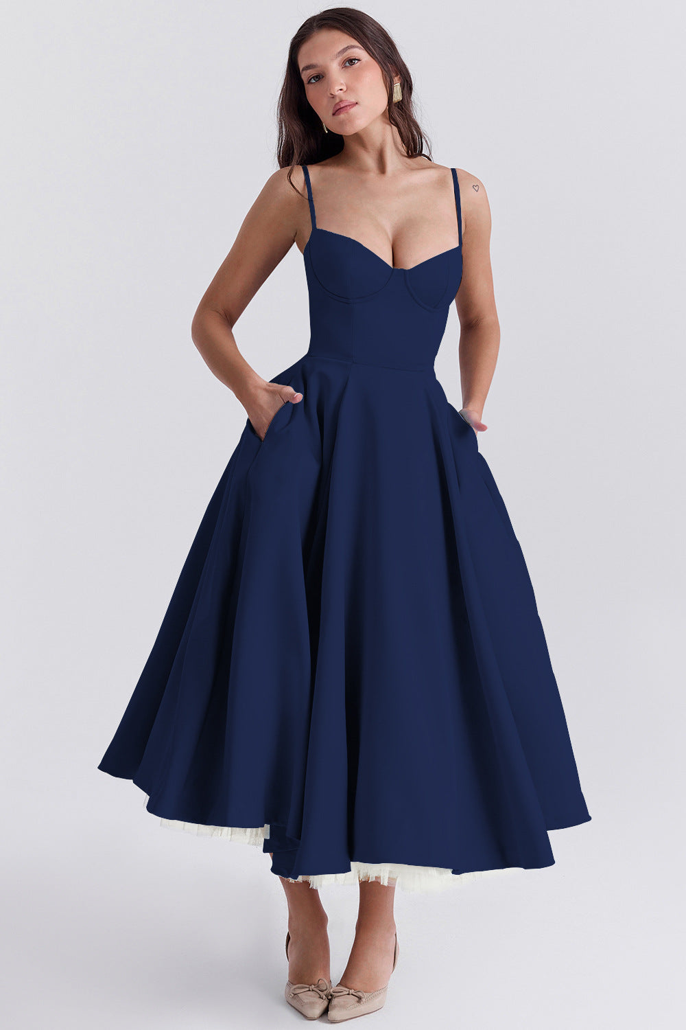 Winona | Tulle Midi Dress