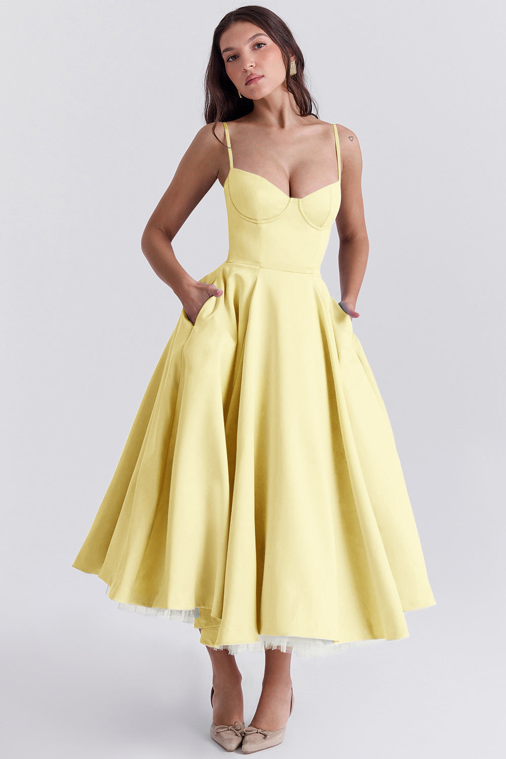 Winona | Tulle Midi Dress