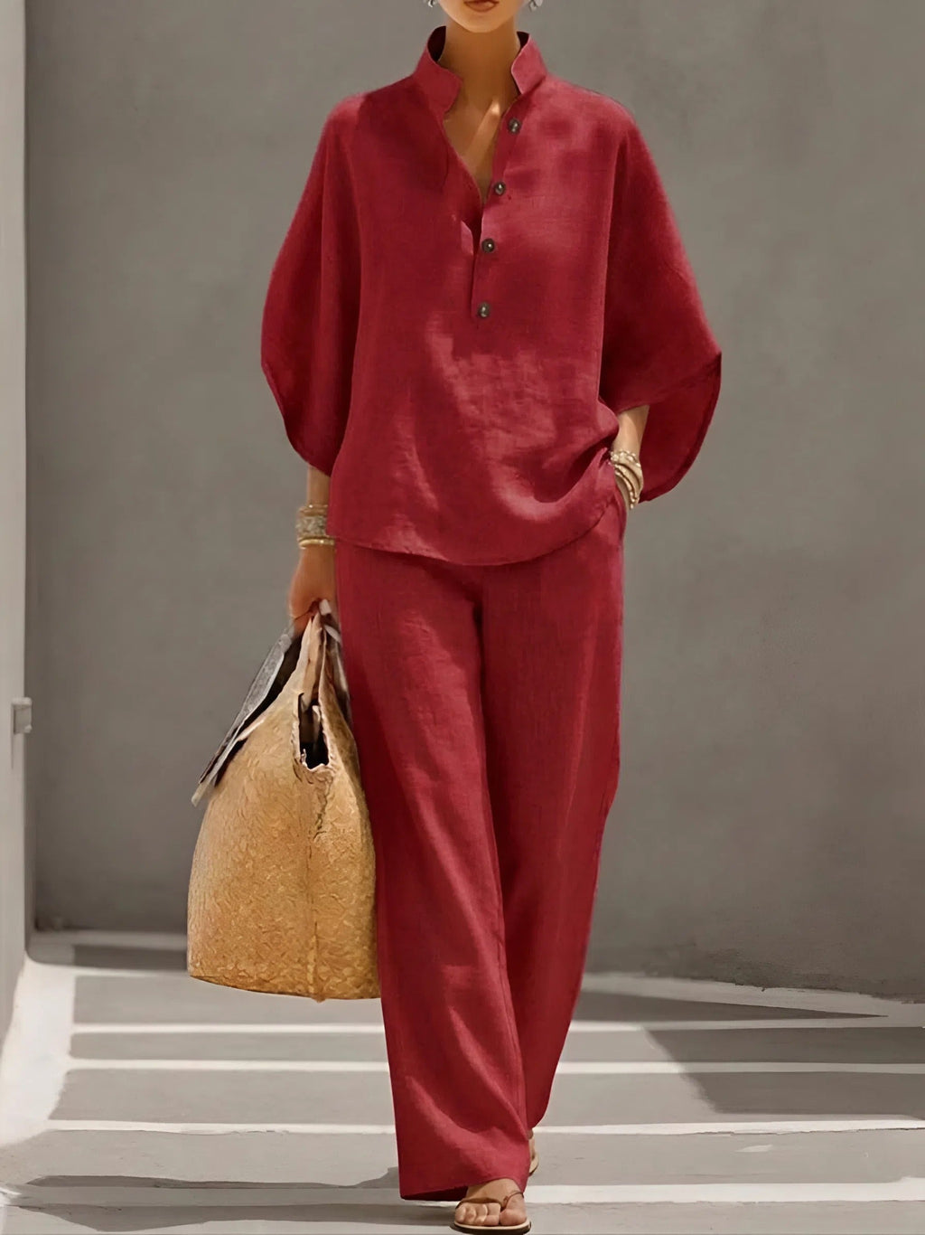 Elena | Wide-Leg Two-Piece Set