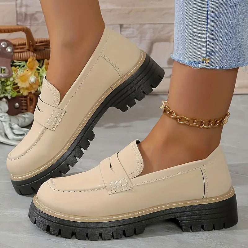 Fritha | Suede Slip-On Loafers