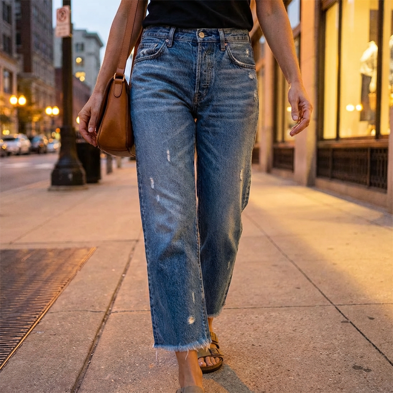 Adele | Retro Straight-Leg Jeans