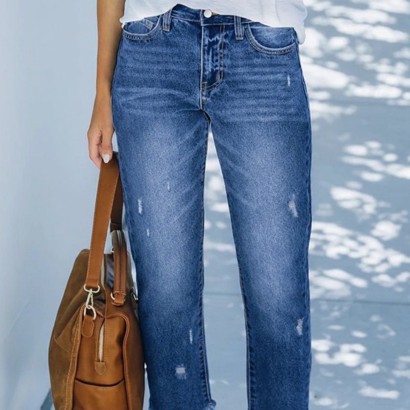 Adele | Retro Straight-Leg Jeans