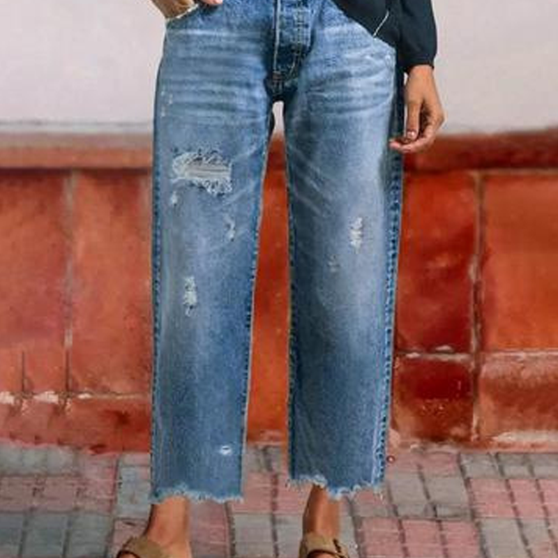 Adele | Retro Straight-Leg Jeans