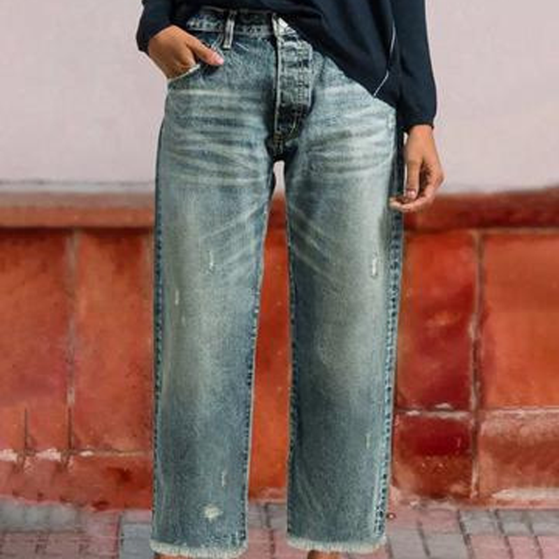 Adele | Retro Straight-Leg Jeans