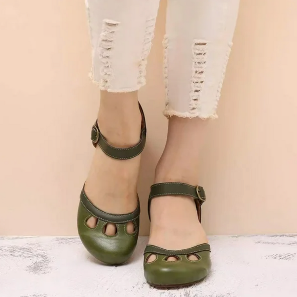 Cordelia | Low-Heeled Orthopaedic Sandals