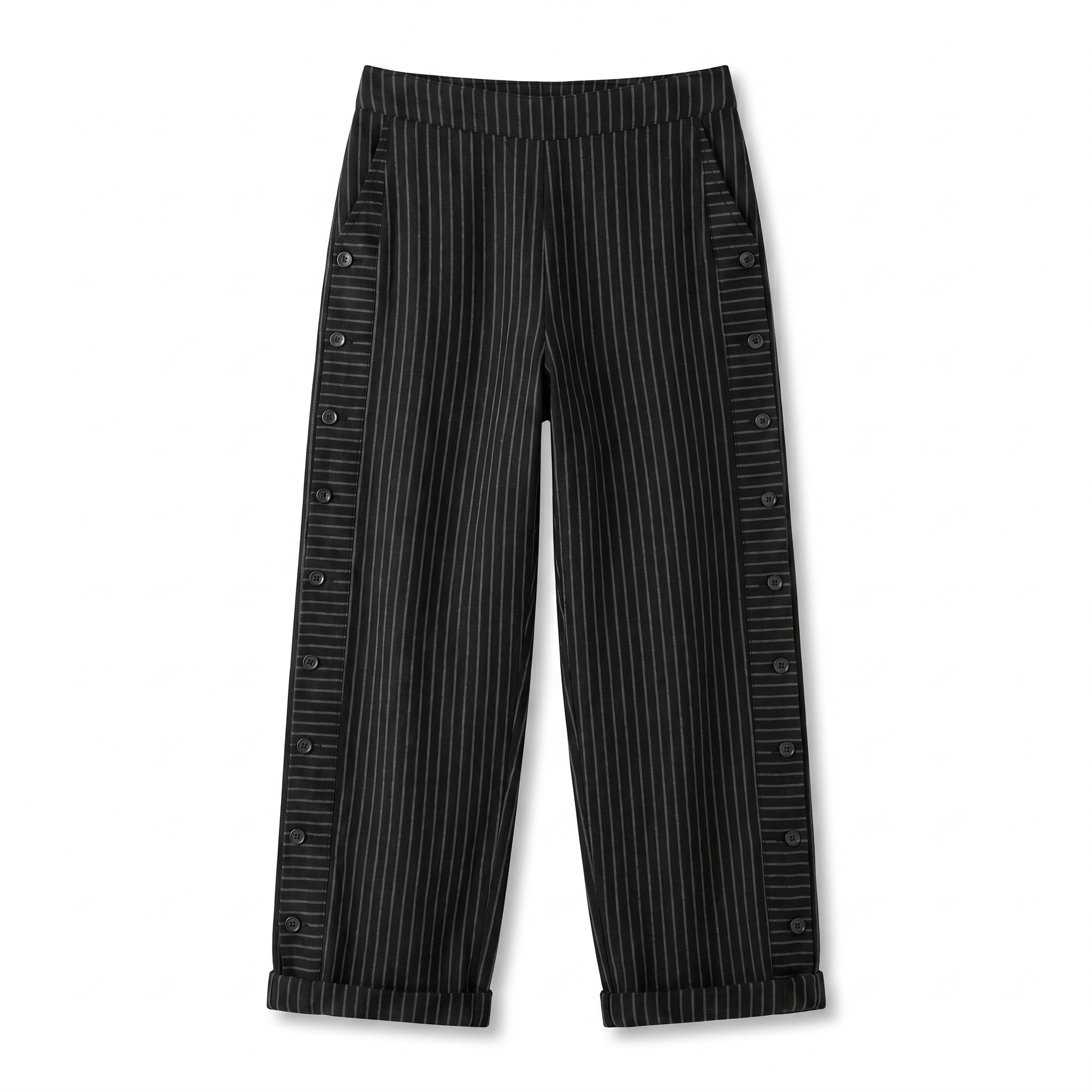 Beatrice | Striped Wide-Leg Trousers