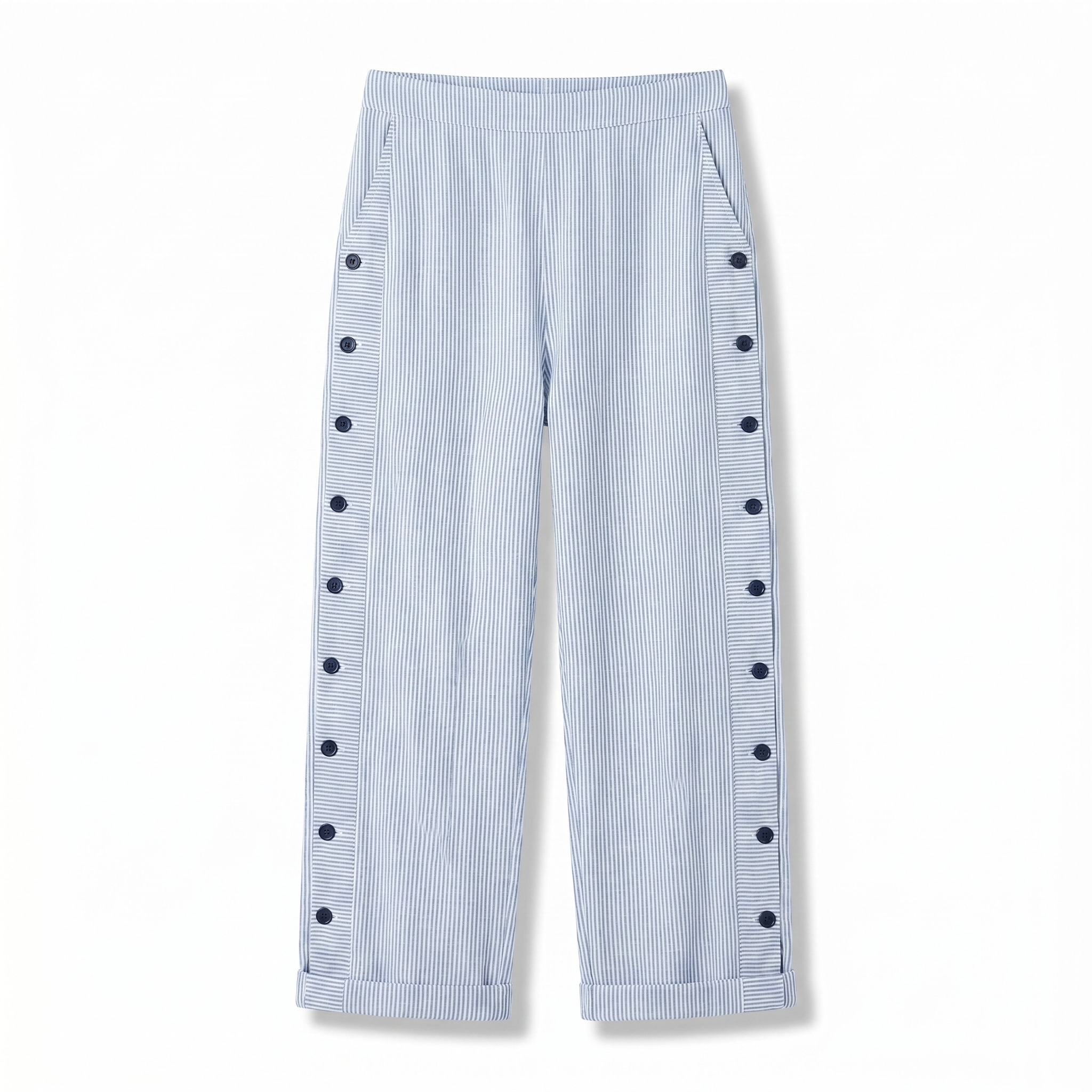 Beatrice | Striped Wide-Leg Trousers