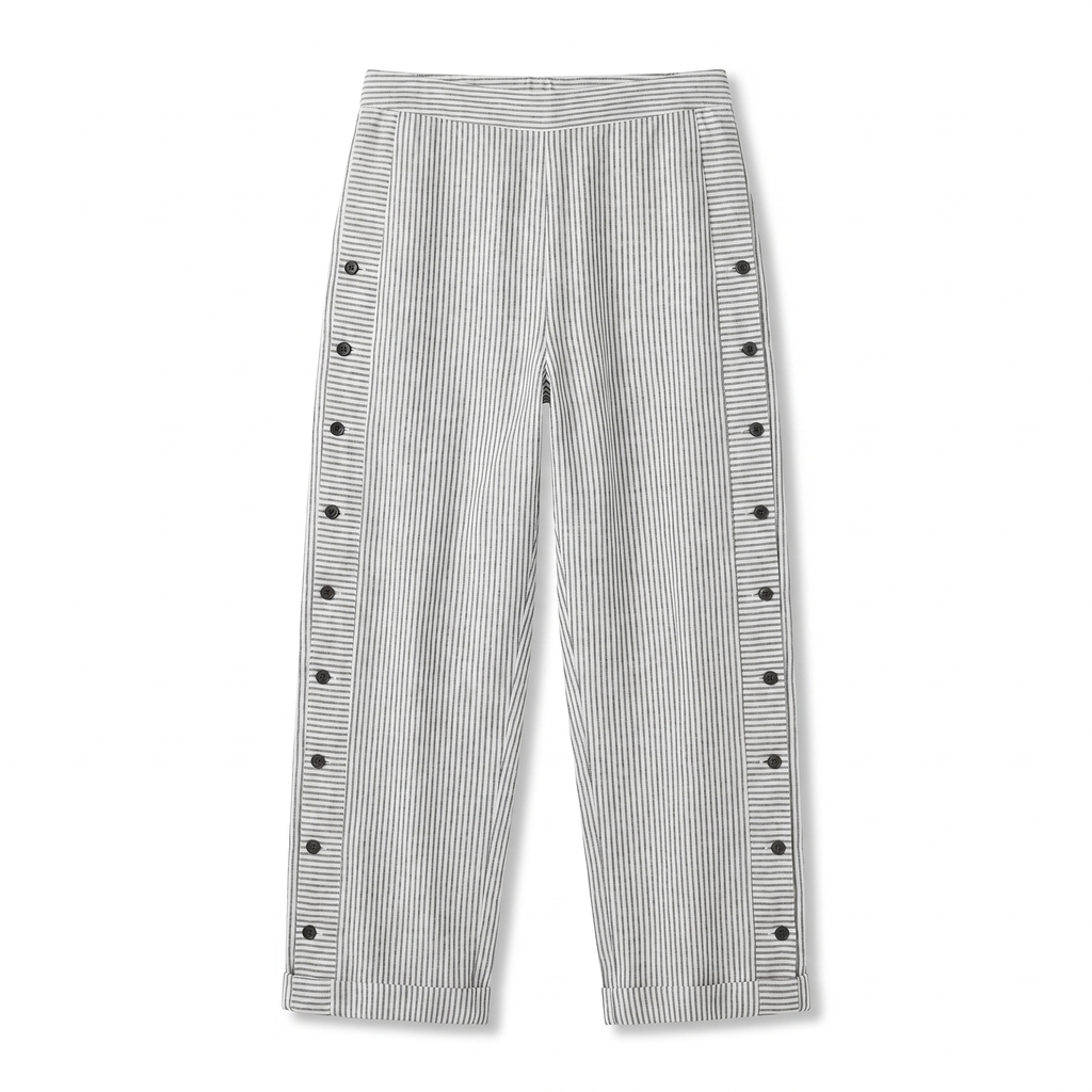 Beatrice | Striped Wide-Leg Trousers
