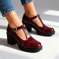 Lavinia | Brogue Mary Jane Platform Heel